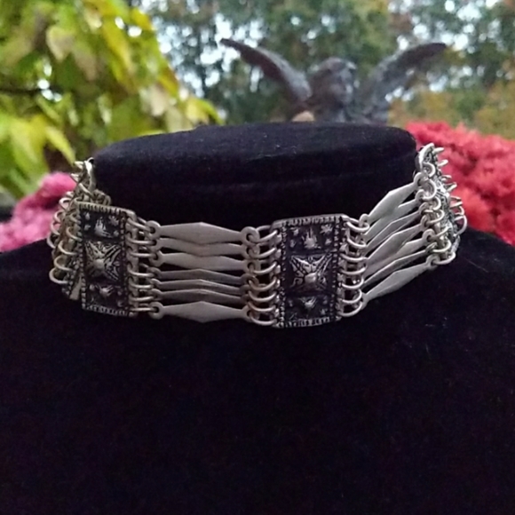 VINTAGE 3Pc Silver Convertible Necklace &/or Bracelet - Picture 6 of 8